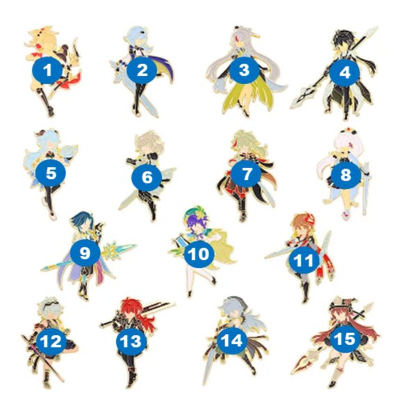 ๐50% OFF/3+...Genshin Impact Pins - Picture 7 of 7